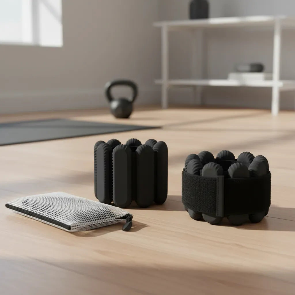Reformer Plegable Negro + Tobilleras